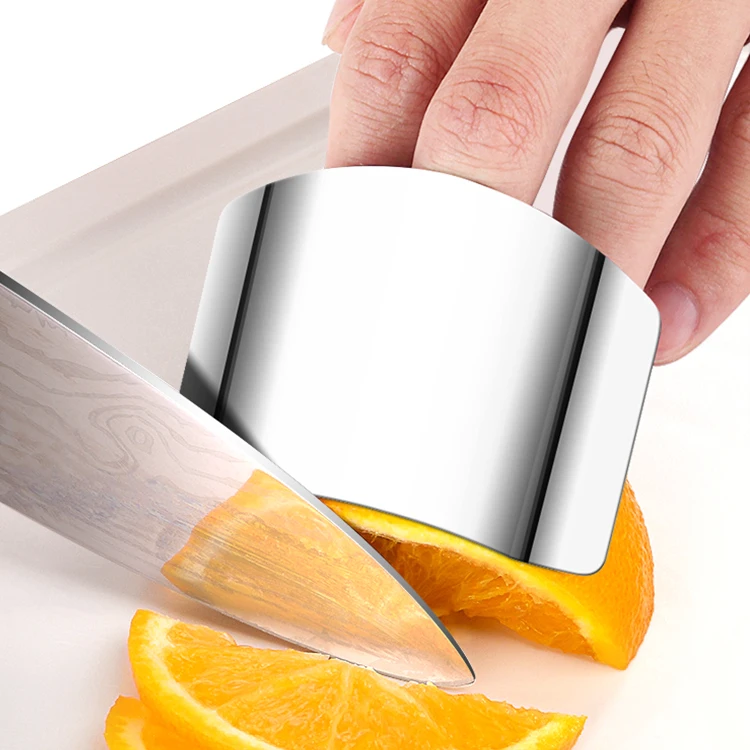 

Kitchen Vegetable Tools Metal Stainless Steel Finger Protector Finger Guard
