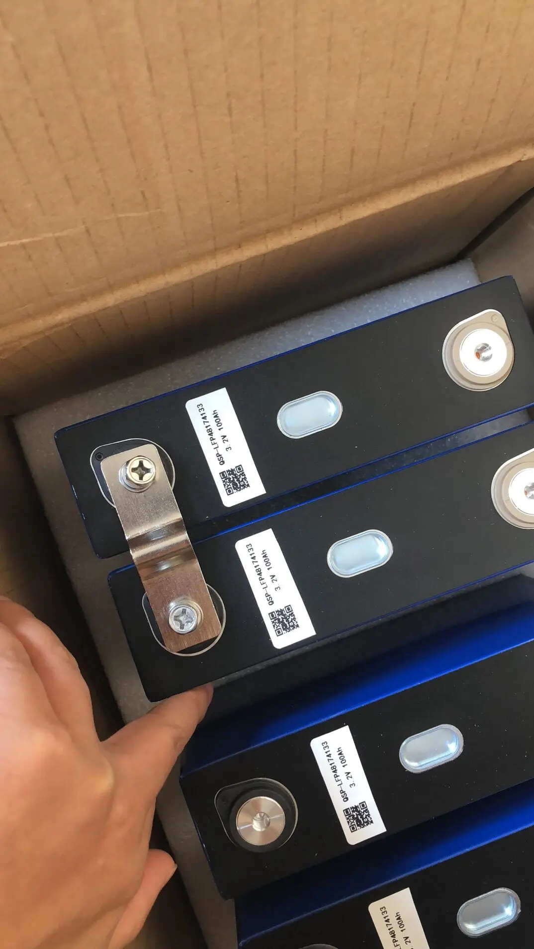 
3.2V 100ah 200ah lifepo4 prismatic cell lithium polymer cells aluminum case battery 