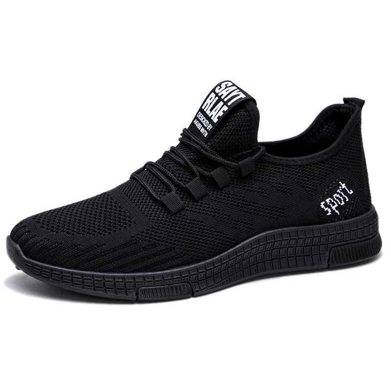 

NEW STYLE OF FLYKNIT UPPER PVC INJECTION OUTSOLE MEN SHOES FLY KNITTED MEN SNEAKERS