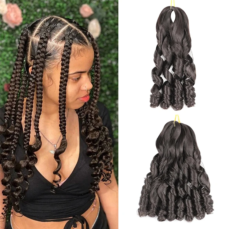 

20 Inch Synthetic Loose Wave Crochet Braids Hair Ombre Braiding Hair Extensions For Black Women