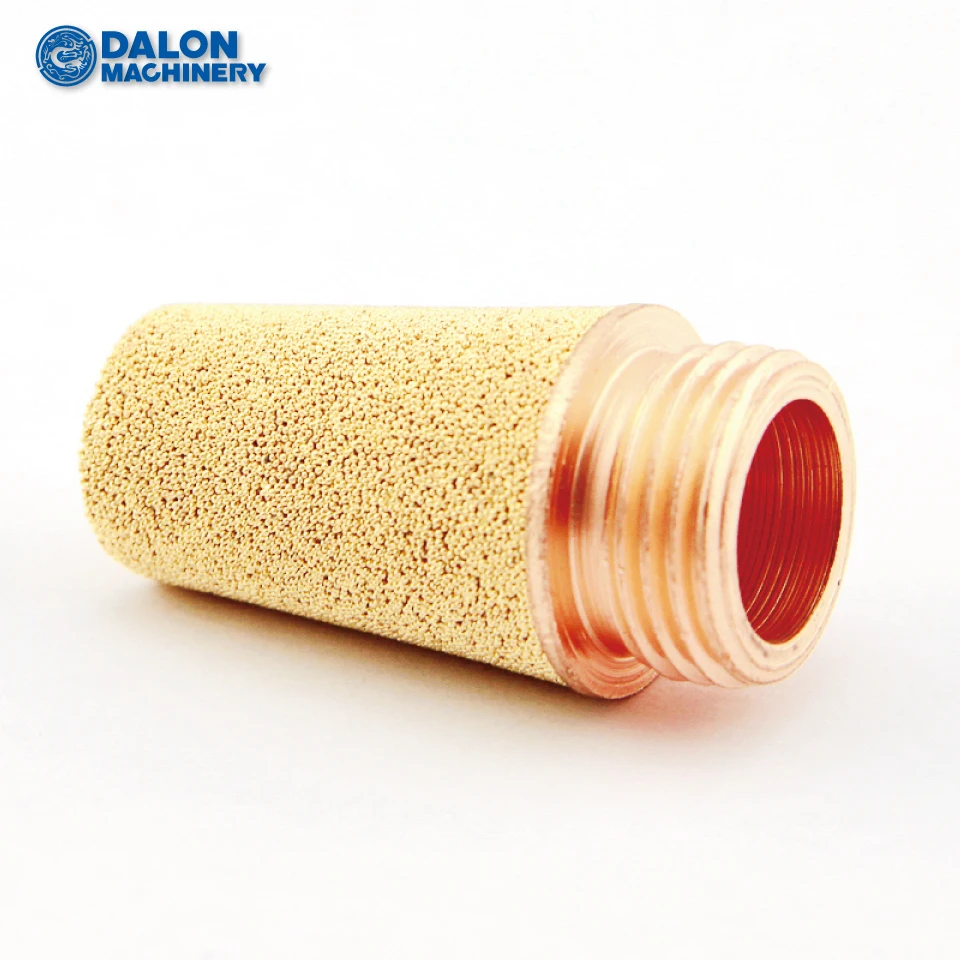 
BSP G NPT PT thread SC 1/8 bronze muffler pneumatic air silencer with brass thread 
