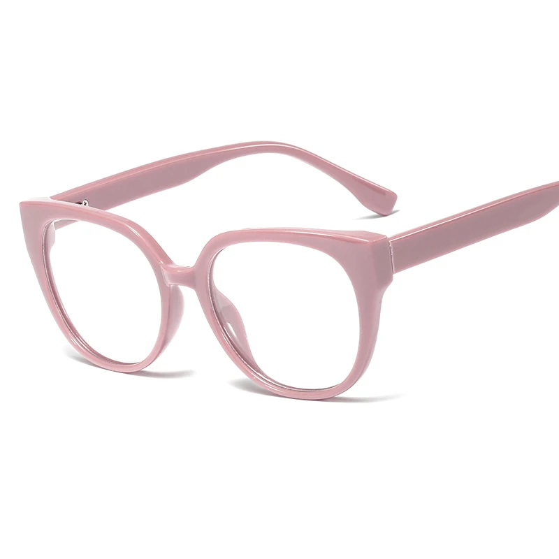 

SHINELOT 95166 Vintage Women Pink Spring Hinges Optical Eyeglasses Designer Fashion Girl Glasses Frames Feminino Oculos