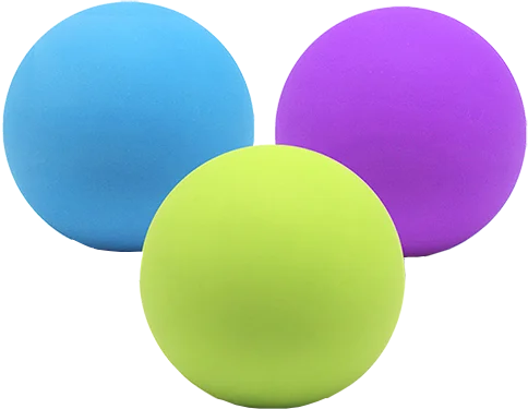 

Wholesale Colorful Custom Logo Eco Silicone Lacrosse Ball Single Gym Massage Ball