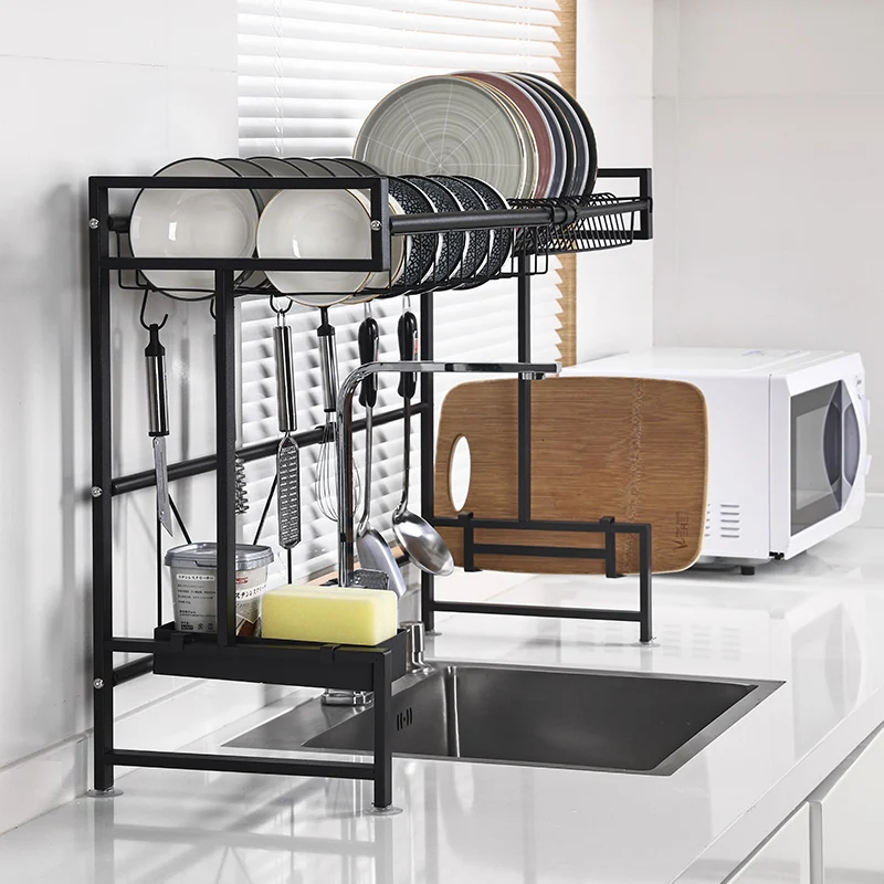 

Over The Sink Stainless Steel Drying Kitchen Racks Metal Sink Dish Drainer Rack over the sink dish rack kitchen storage