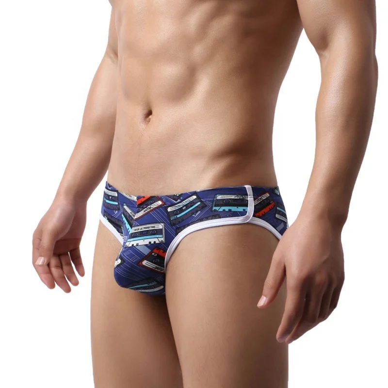 

In Stock Mens Sexy Low Waist Elastic Waistband Bulge Pouch Briefs Jockstrap Thong Boxer Men Underwear