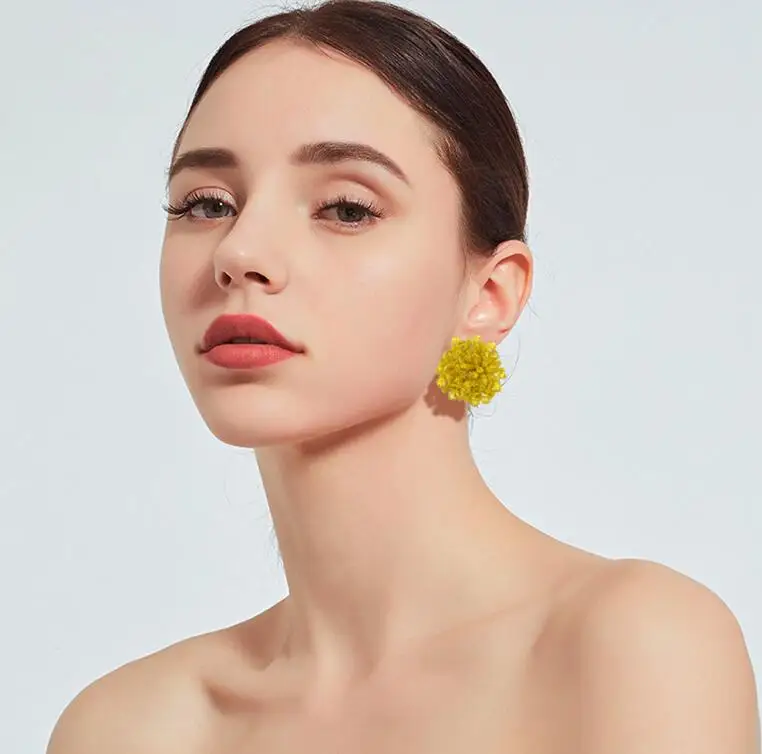 

WIIPU Bohemian Beads Earrings Flower Cluster Seed Beads Woven Dangle Earrings