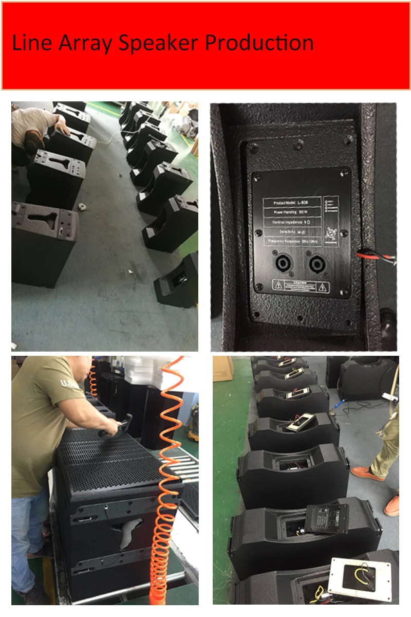 Line array production