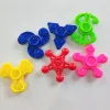 Wholesale 6 Designs Relieve Pressure Fidget Small Plastic Finger Spinner Toy For Kids