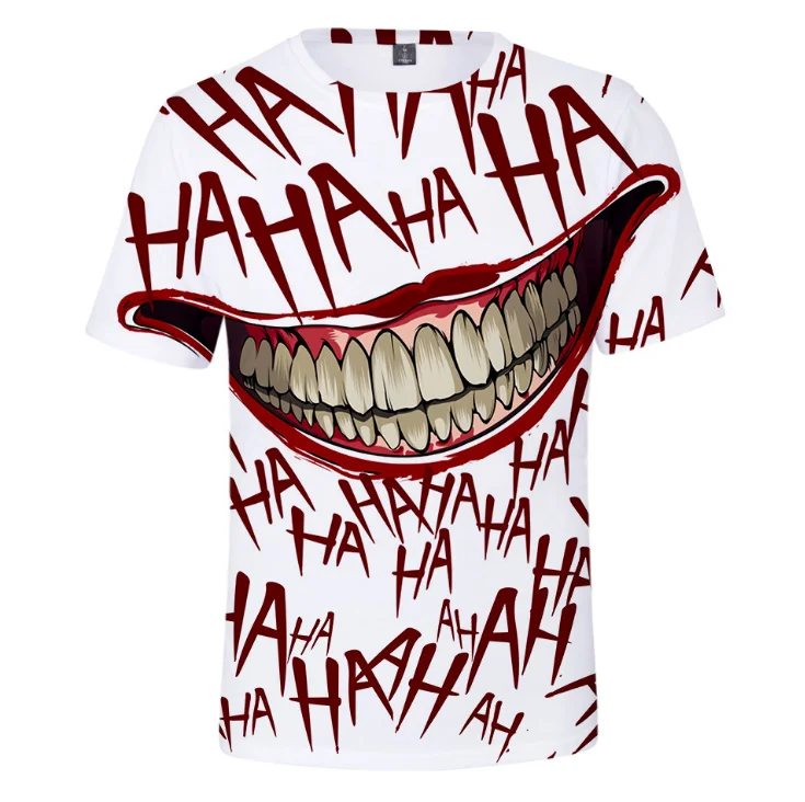 

2019 Short Sleeve 3D Printed Funny Men Tshirt Casual O-neck Loose Summer T Shirt for Men Tops Tees