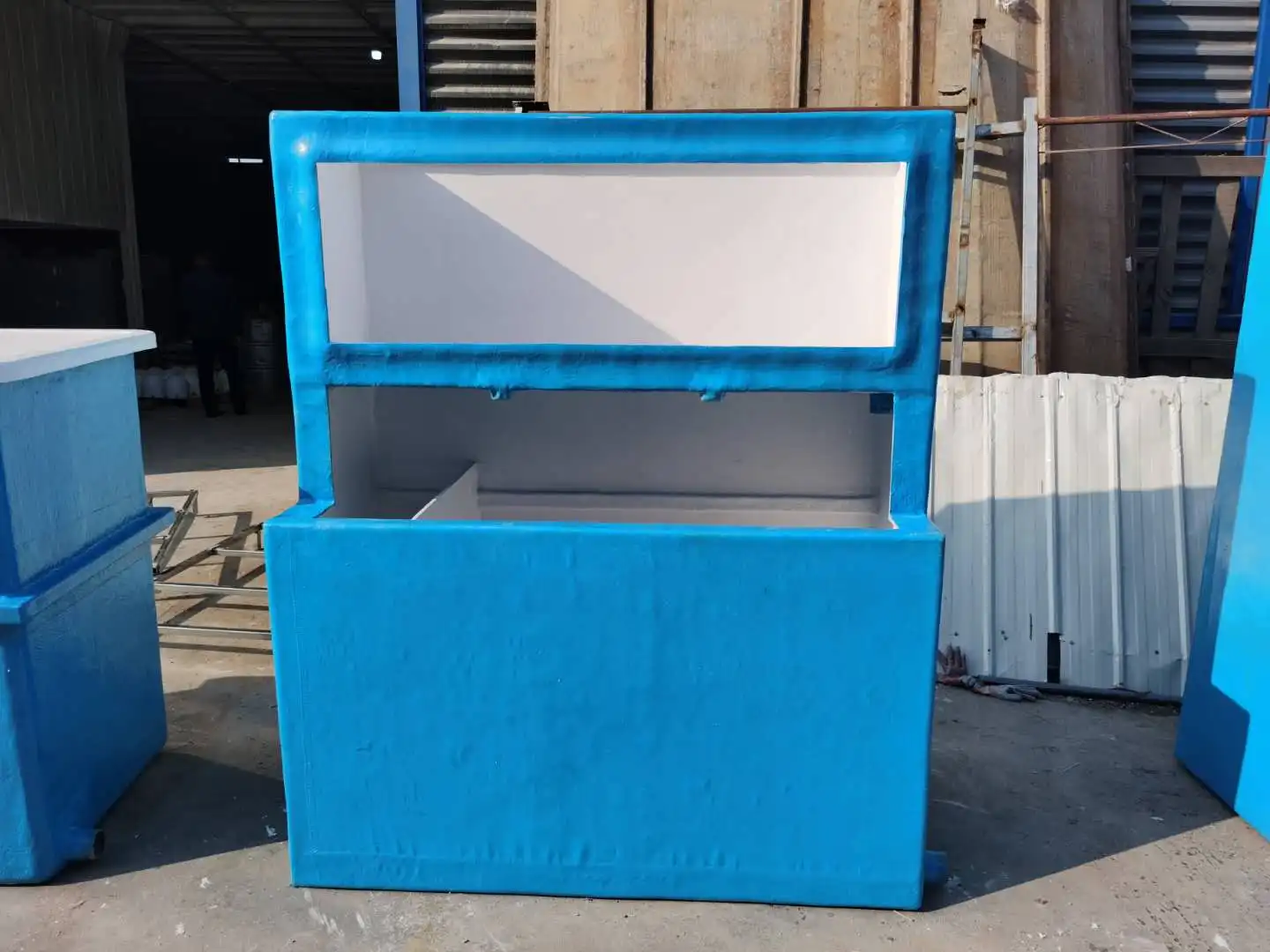 Fiberglass Fish Farming In Round Tanks Glass Fiber Plastics Fish Tank