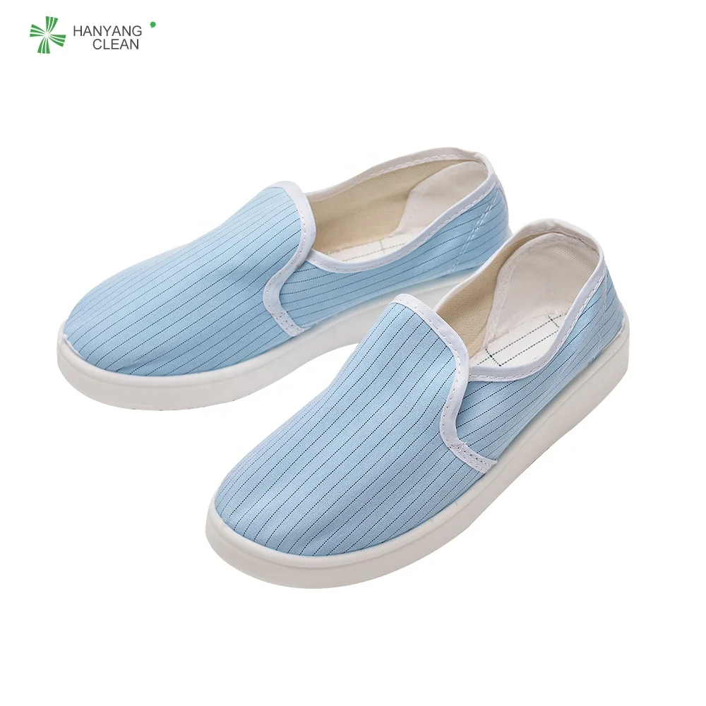 

Cleanroom esd antistatic stripe surface work shoes anti-static shoe