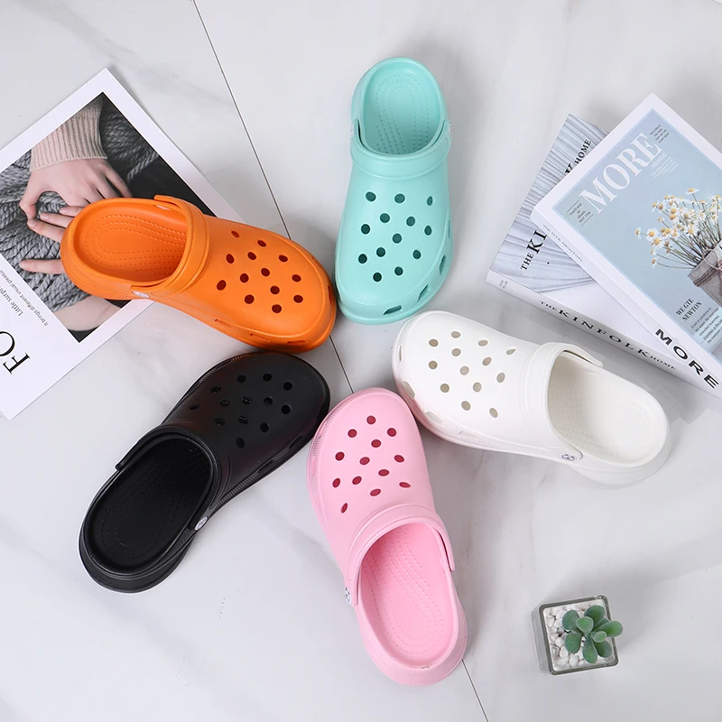 

2021 new garden shoes slip on sandals outdoor eva beach slipper clogs sandal