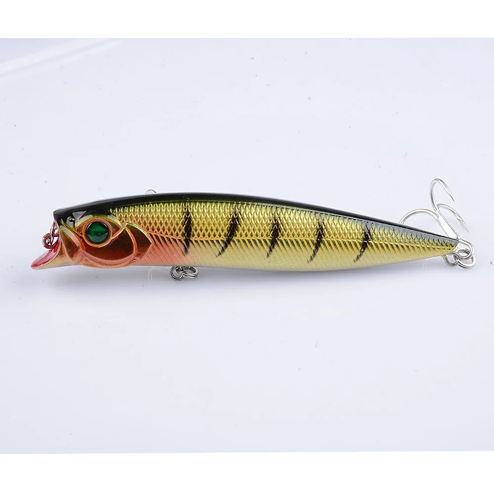 

Popper Lures Fishing Sea Saltwater Floating Lure Bodies Artificial Bait, 6 colors