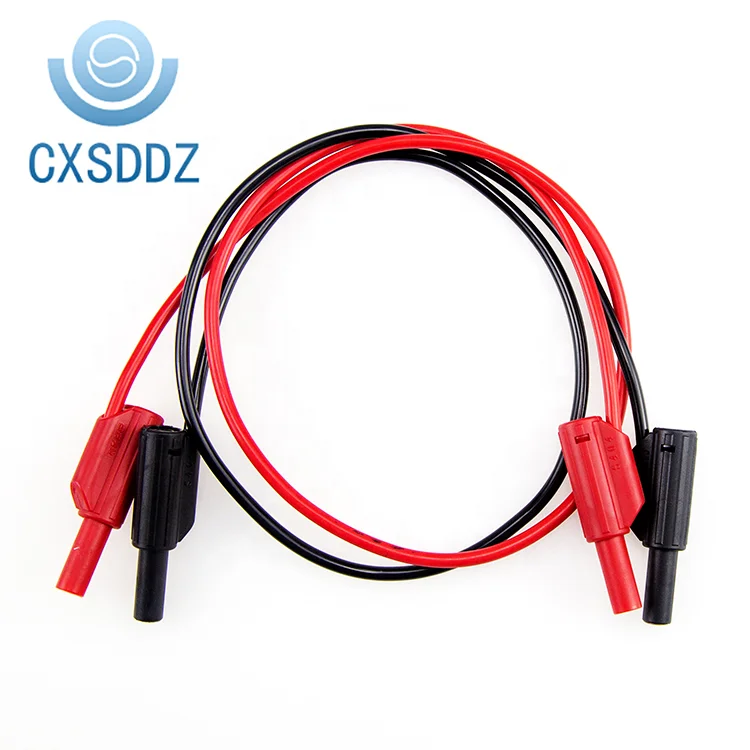 
CXSDDZ-S404 High-end 4mm Shrouded Stackable Banana Plug Safety Test Leads 
