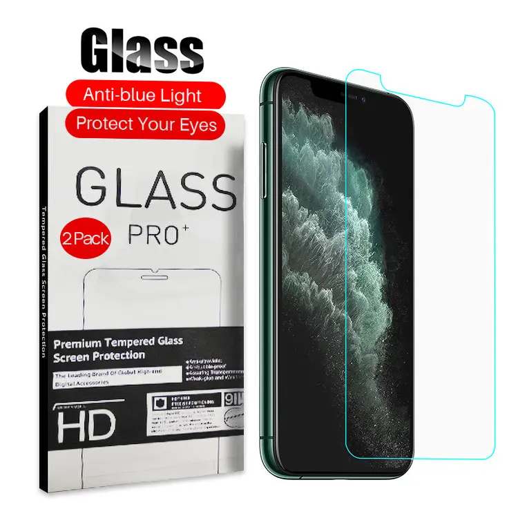 

Custom Protect Your EYE UV Anti Blue Light 0.3mm Japan AGC Glass Tempered GLass Screen Protector for iPhone Xr Xs 11 12 Pro Max