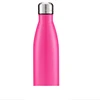 500ml Vacuum Water Bottle Stainless Steel Cola Shaped Water Bottle /Personal Sports Flask Custom Laser Engraved Logo Etch Silks