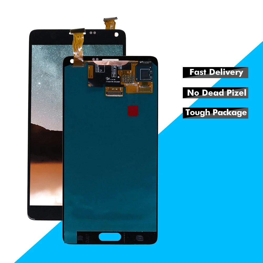 

100% Tested LCD for Samsung Galaxy Note 4 Note4 N910C N910 N910A N910F LCD Display Touch Screen Digitizer Assembly