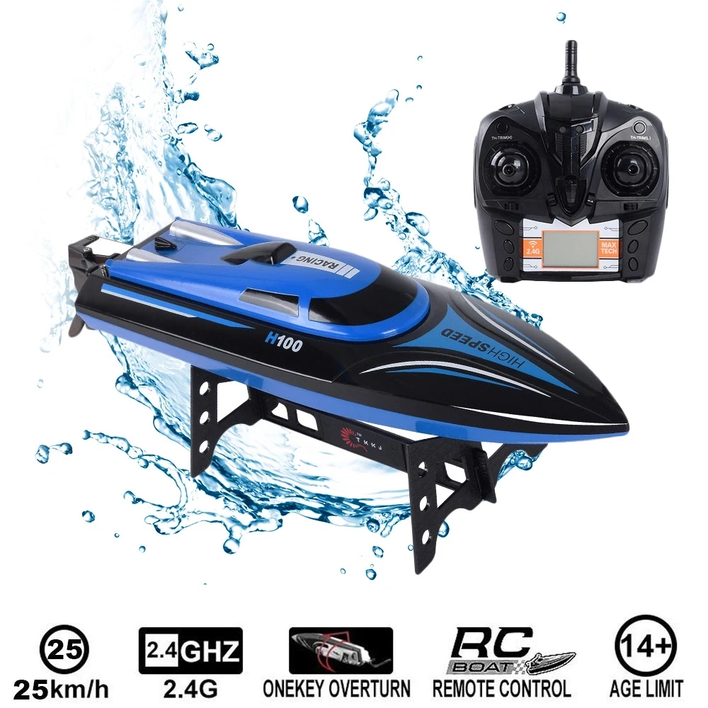 Skytech H100 Racing Boat Remote Control Boat 2.4ghz 4 Channel 20km/h ...