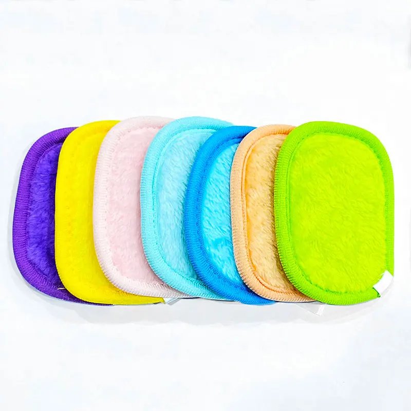 

Microfiber Make Up Remover Pads Washable Reusable Makeup Remover Sponge Pads