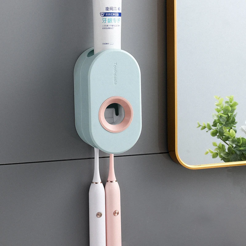

Bathroom Punch Free Wall-mounted Toothpaste Squeezer Household Toothpaste Squeezing Dispenser, 3 colors