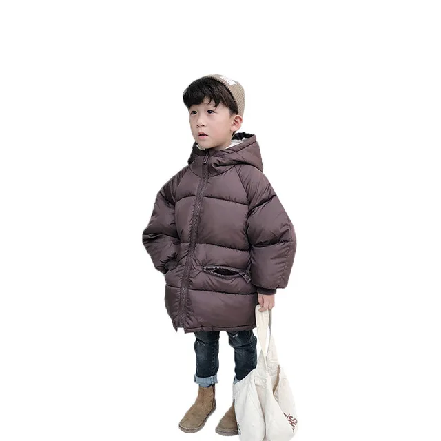 

New arrival winter children's down jacket boy cotton jacket boy hooded windproof down jacket quilted coat, As picture