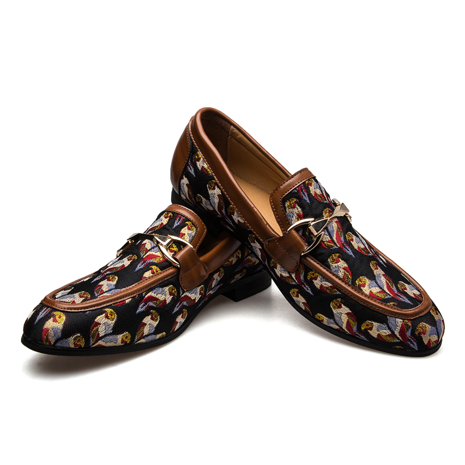 

Men Luxury Loafers Leather Penny Slip-On Luxury Wedding Shoes