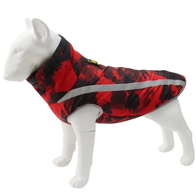 

Factory Prices Teddy Dog Vest Fur Collar Coats Clothes Winter Dirty-Resistant Pet Jacket