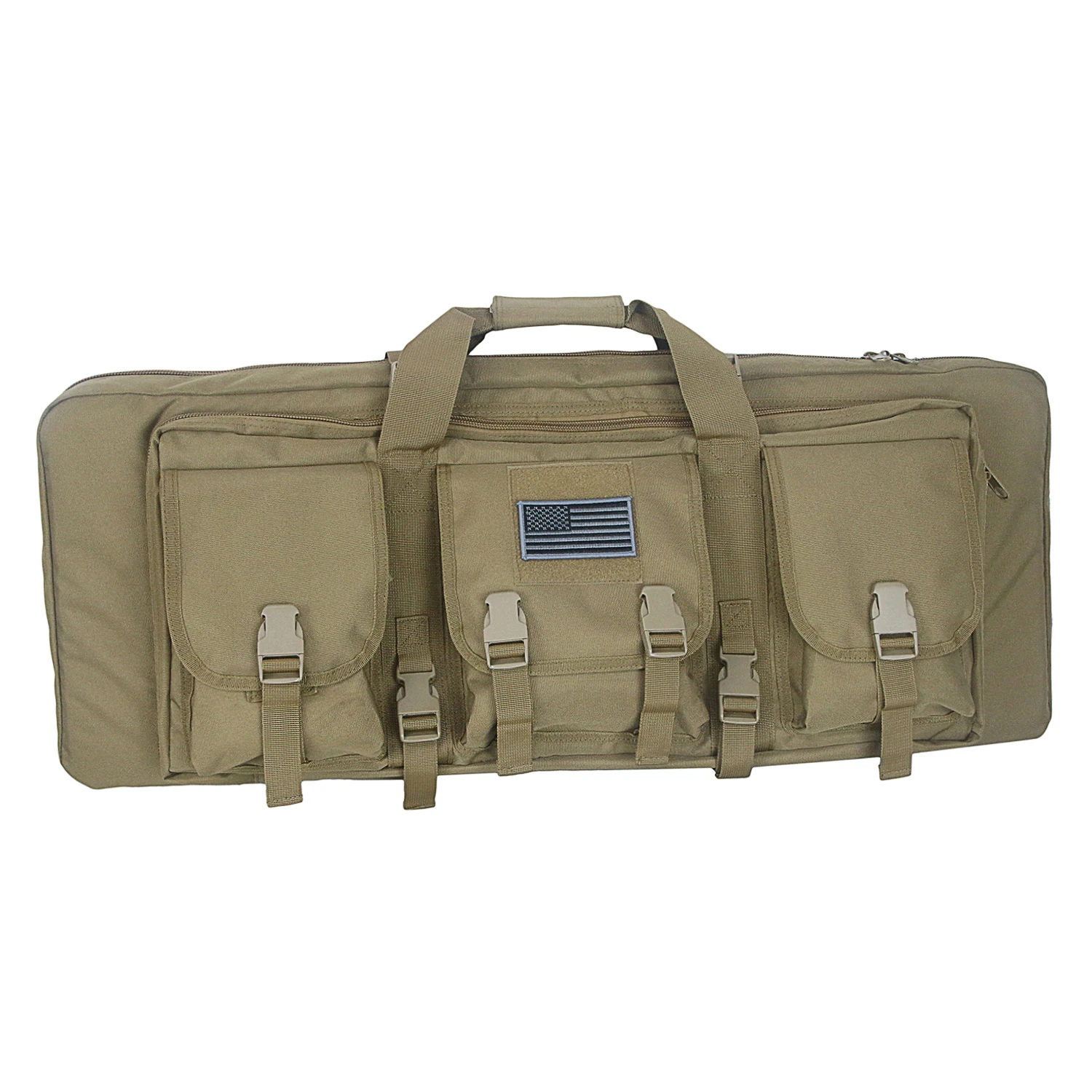 

600d polyester 3 magazine puches rifle bag borsa della pistola mens gun bag, 7 colors