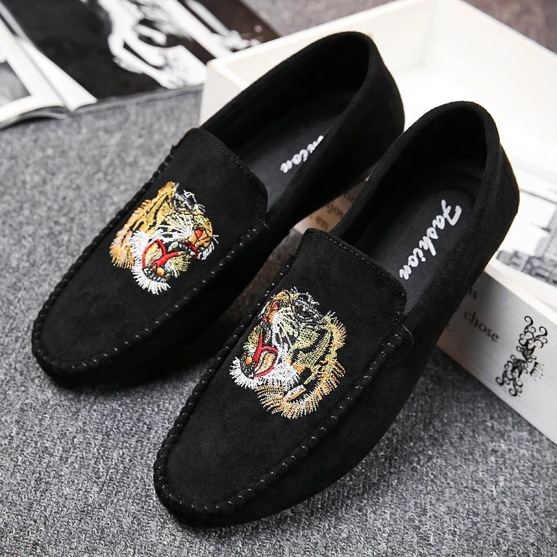 

Men Leather Casual Shoes Moccasins Men Loafers Spring New Fashion Sneakers Male Shoes, Optional