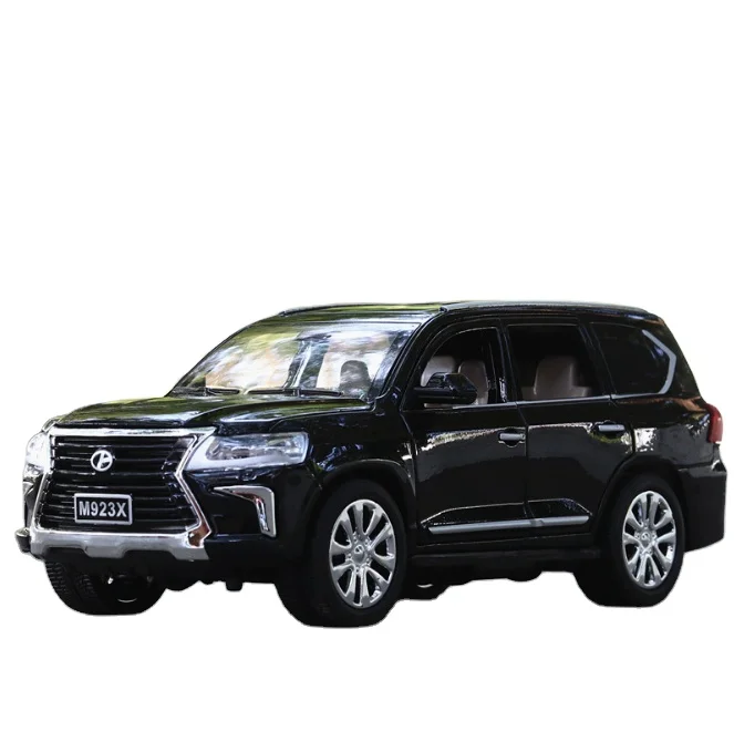 

XLG LX570 1:24 SUV car model diecast Alloy car suv model children toy car six door open