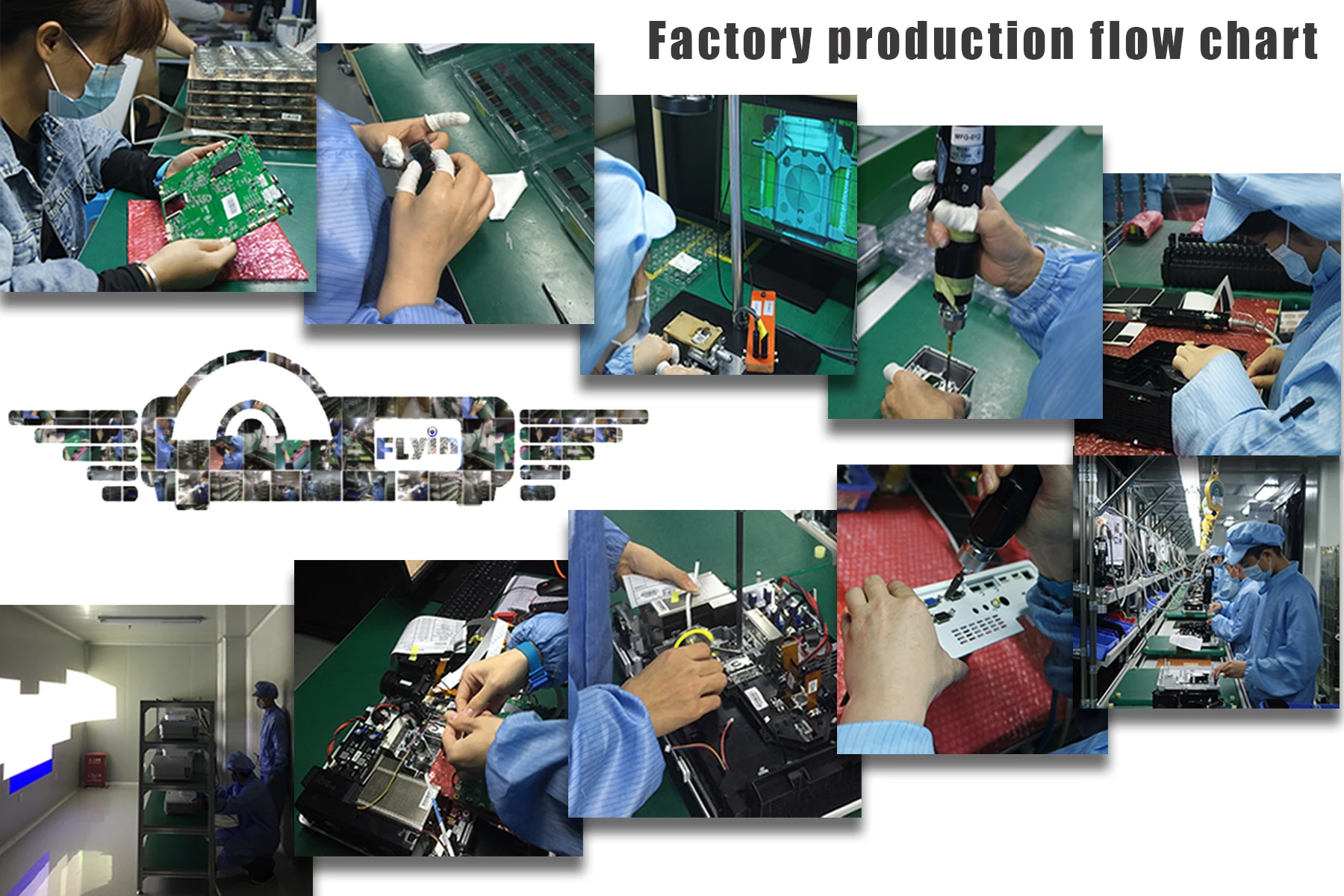 FLYIN P30 4K Ultra HD 3D 휴대용 LED 쇼트 투어 프로젝터 7