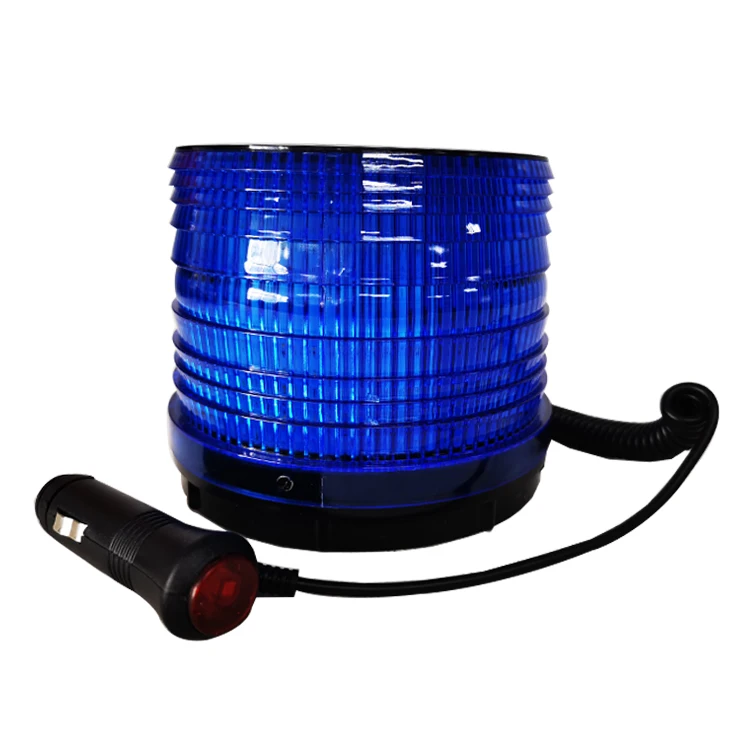 18watss led strobe blue rotating beacon light for ambulance and police