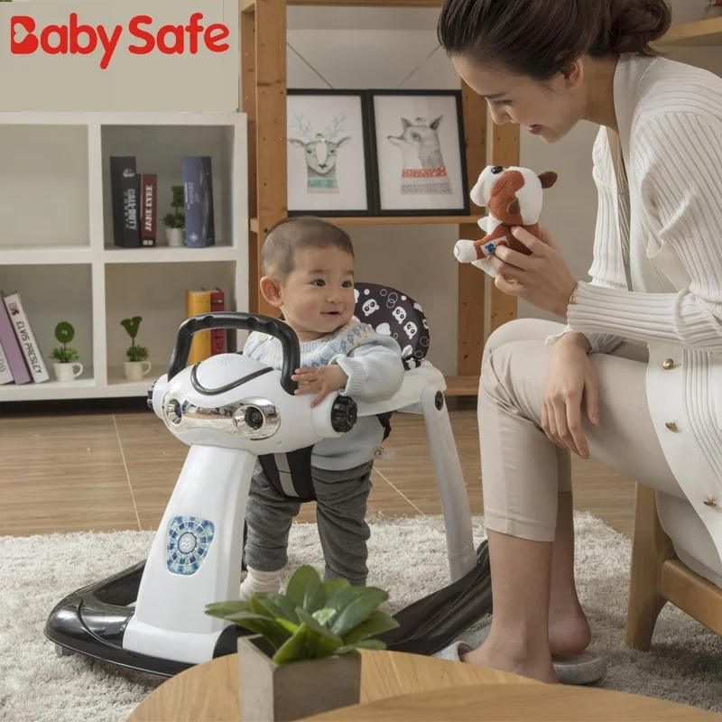 

Babysafe foldable Speed control adjustable unique baby walker with brakes