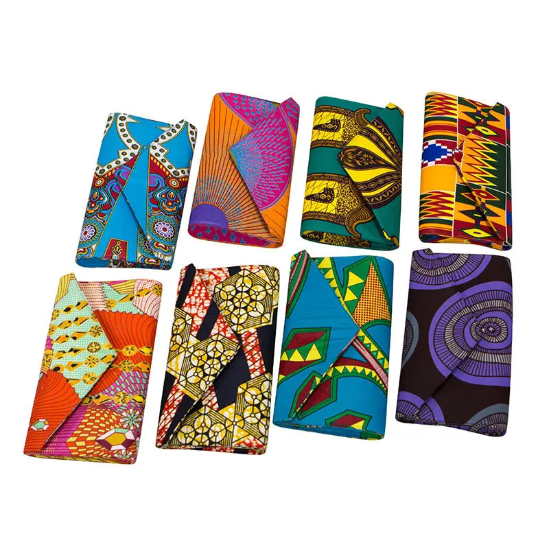 

New Arrival Ladies Luxury Purses Wax Printing African Batik Fabric Envelope Purse Handbags For Evening Party