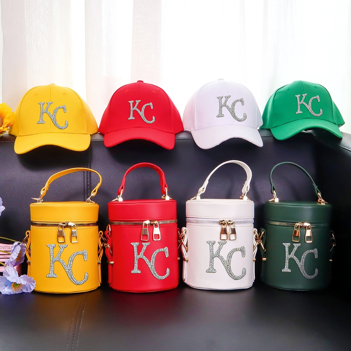 

KC Zipper Handbag Messenger Shoulder Bags Luxury Ladies Leather Tote Bags, 7 colors
