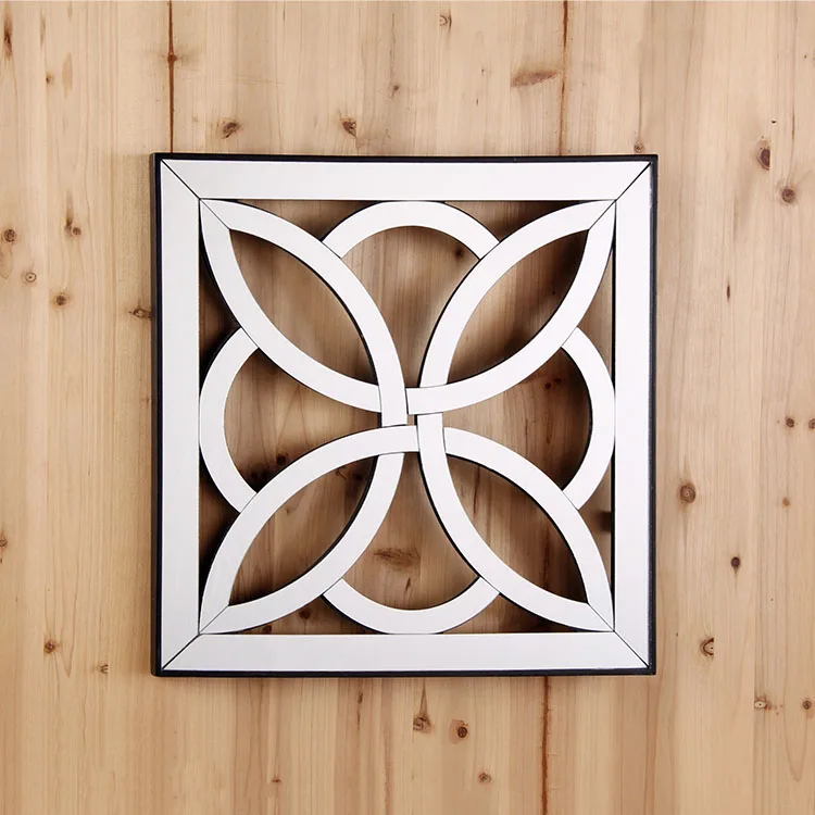 40cm Professional Manufacture Home House Decor Wall Mirrors Square Art Hanging Living Room China FuZhou Factory Dropshipping DDP