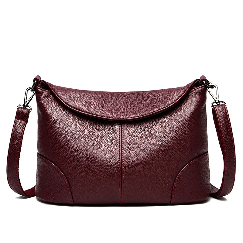 

2021 New luxury fashion ladies handbags PU women messenger bag