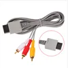 1.8m 480p Component Cable Audio Video AV Composite 3 RCA Cable Video Output for Nintendo Wii Console Gold-Plated