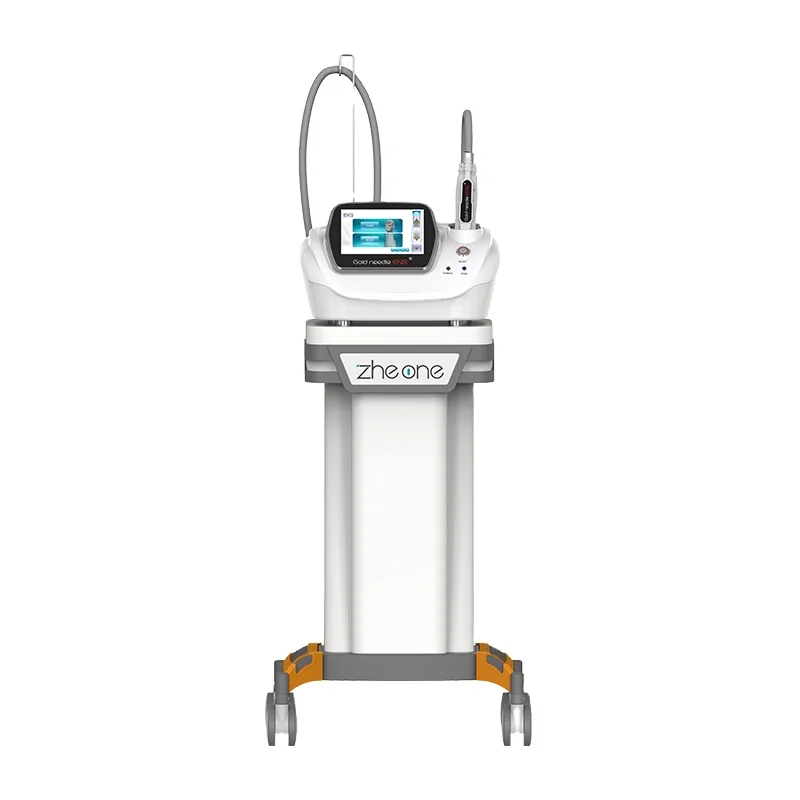 

V-nice Golden micro needle radio frequency facial skin acne wrinkle removal body skin strech marks beauty instrument, White