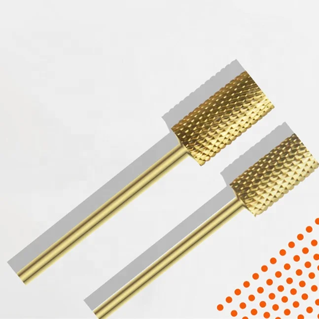 

Flat-head Gold Silver Tungsten Steel Drill Machine Bits Nail Art Fine Coarse Medium Grits Tungsten Steel Drill Bits NDB001