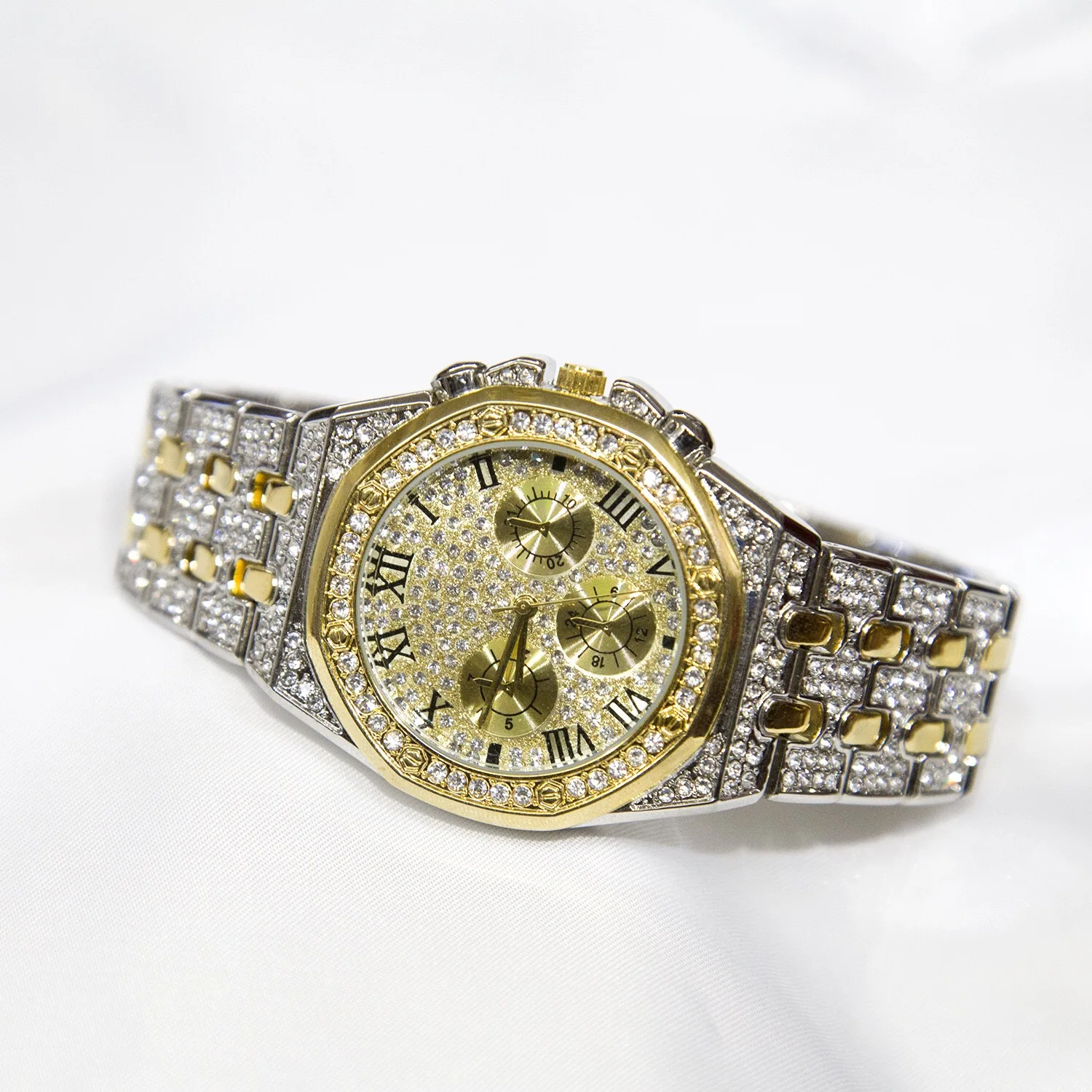 

Fully Iced Out Watch Lige Mens Luxury Fashion 2020
