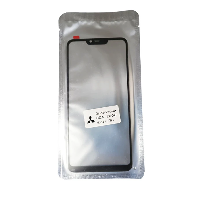 

2 in 1 front glass panel with oca in mobile phone LCDs, Black white gold blue