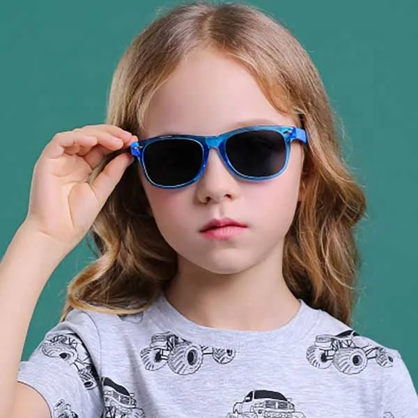 

High Quality TR90 Square Frame TAC Polarized Lens Children Shades Sun Glasses Flexible Cool Kids Classic Sunglasses