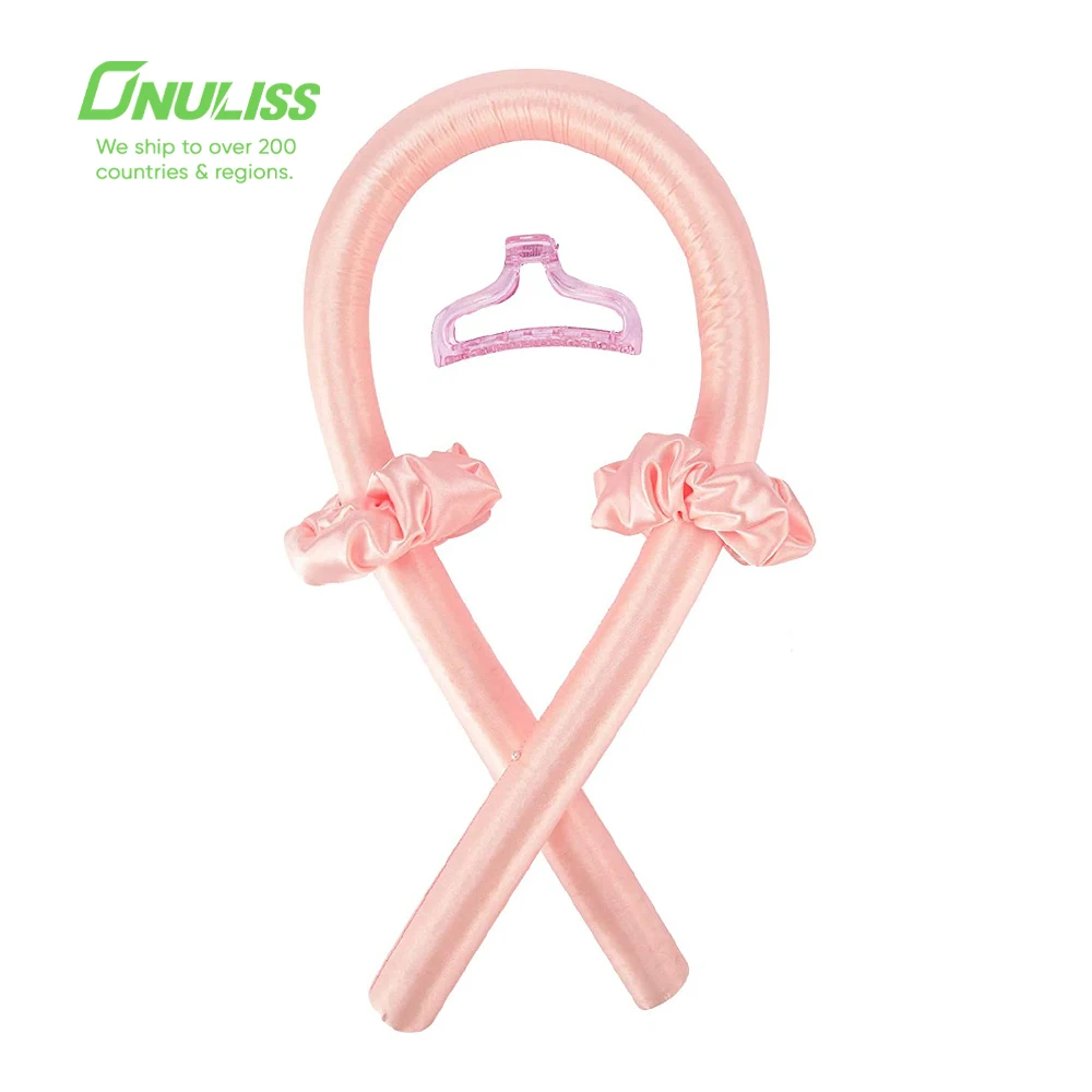 

2021 Heatless Curling Rod Headband Lazy Curler Set Sleep Hair Curler Rollers Heatless Curl Ribbon, Pink, blue, yellow headband