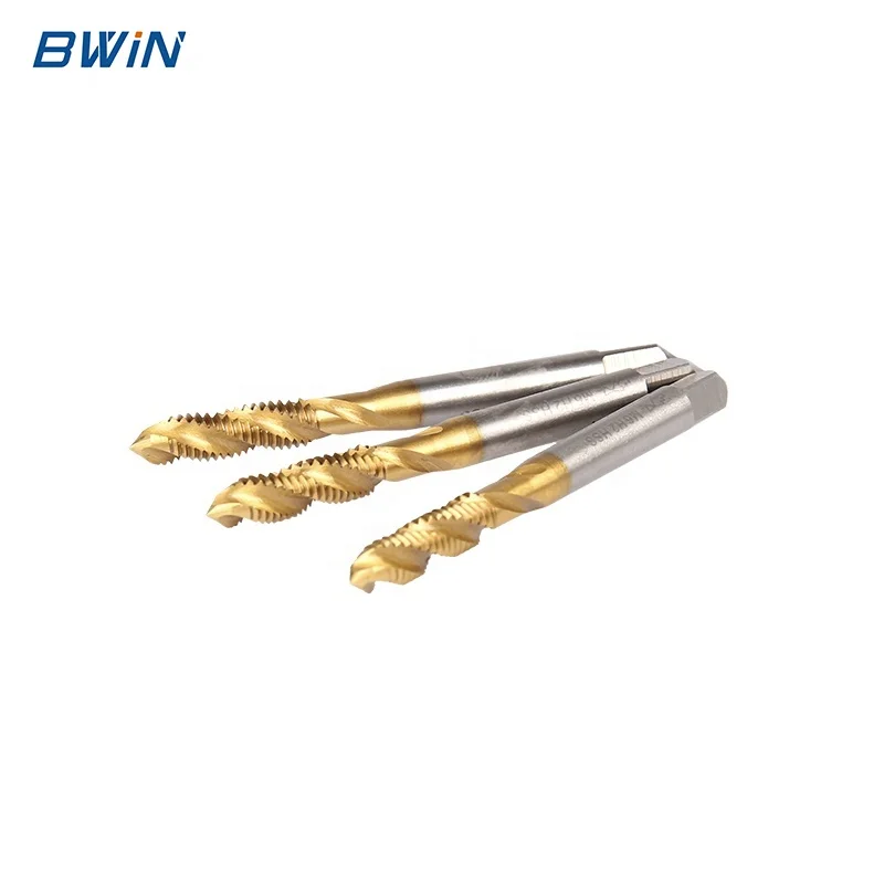 
BWIN OEM factory Wholesale Thread customized HSS cutting straight spiral flute Screw Machine Tap 