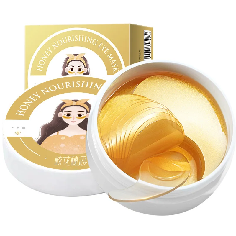 

customizable good caffeine puffy eye patch oem anti-aging under full eye gel patches 24k gold best seller eye treatment, Customized color