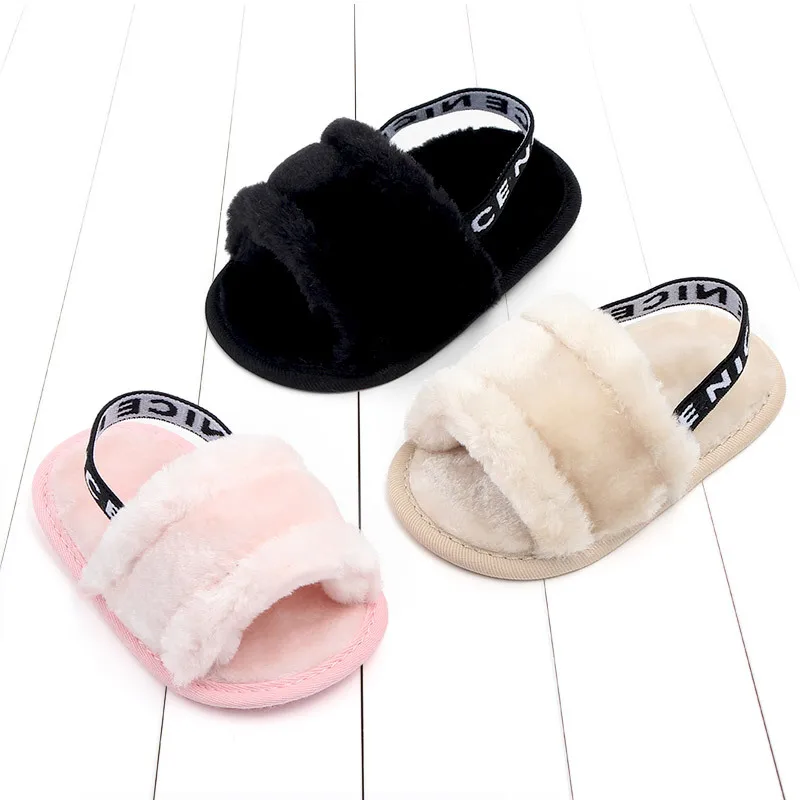 
Baby sandals walking shoes 0-1-year-old baby shoes comfortable fashion wool shoes 