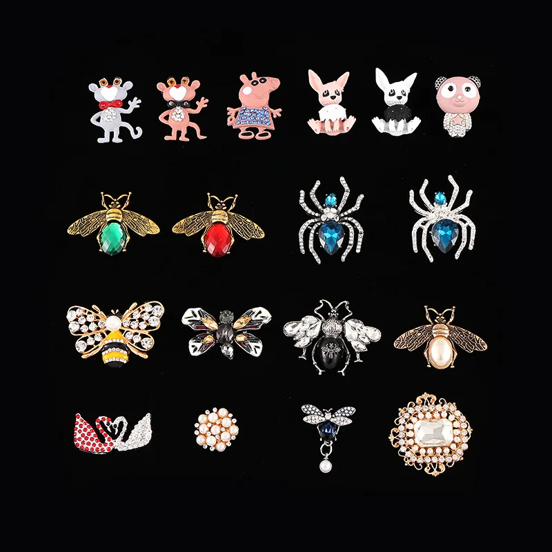 

heavy metal animals rock chain charms decoration accessories suitable for croc shoe lace bracelet