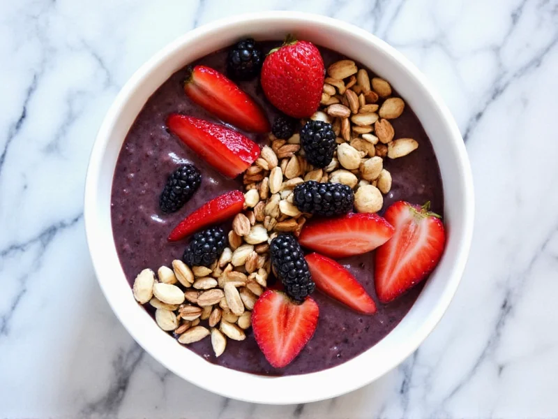 homemade acai bowl