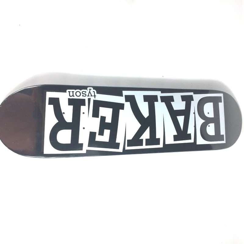Baker Skateboard Deck Black 8.0/8.125/8/25/ Inch7layer Canadian Dyed